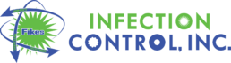 Fikes Infection Control company logo with disinfect, deep clean, and deodorize